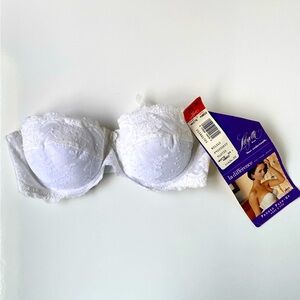 Lilyette Women’s Padded Push-Up White Bra - 34A New with Tags